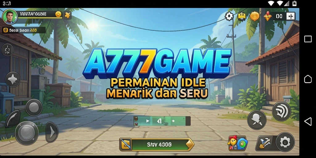 Tampilan gameplay A777GAME yang menampilkan aksi Idle yang menarik.
