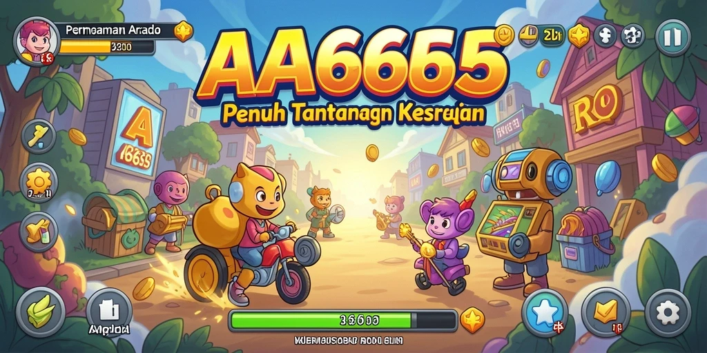 Tampilan gameplay yang mendebarkan dalam game AA666 dengan berbagai tantangan.
