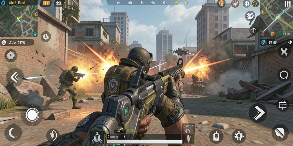 Tampilkan aksi seru dalam gameplay TPS AW8 yang mendebarkan.