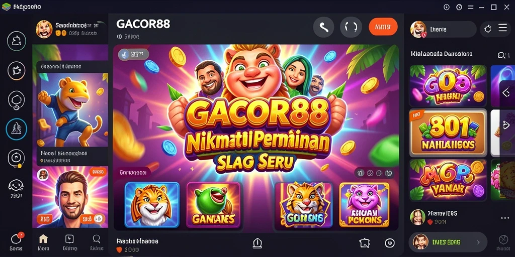 Tampilan luar biasa dari gameplay Slot GACOR88.