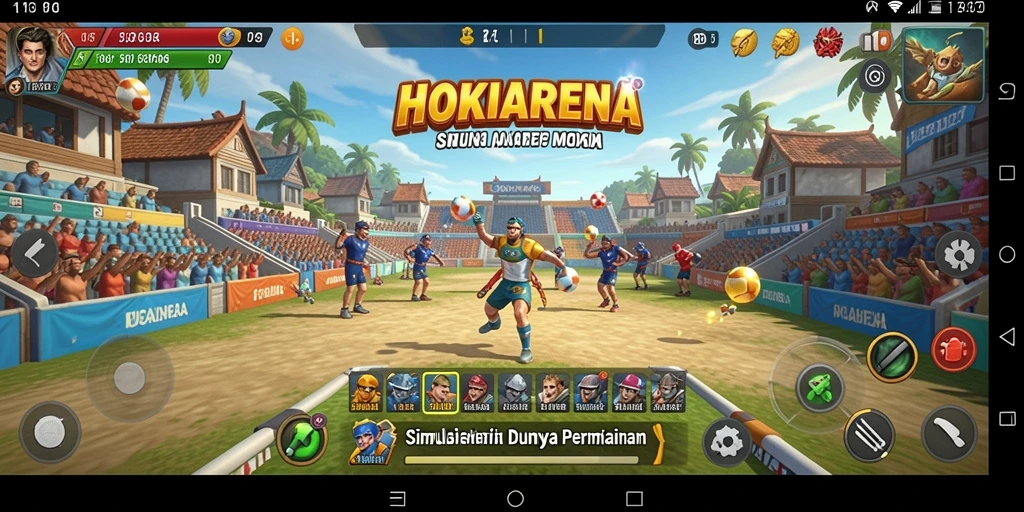 Tampilan gameplay HOKIARENA yang menarik dan interaktif.