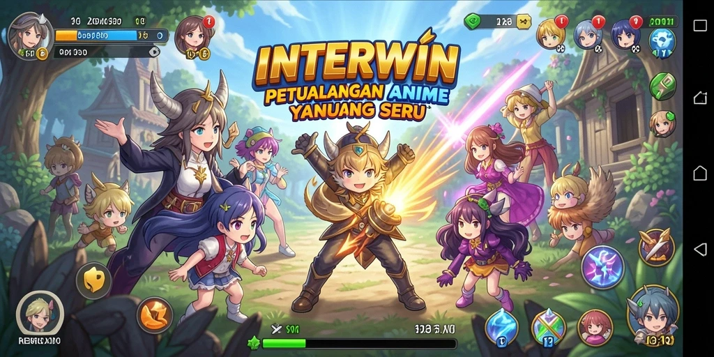 Gameplay menarik penuh aksi dengan karakter anime.
