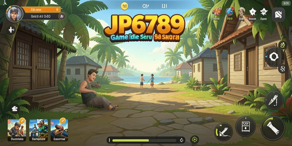 Gameplay seru dalam JP6789 dengan sistem Idle yang menarik.