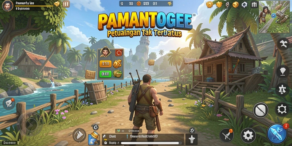Tampilan permainan yang seru di dunia Open World.