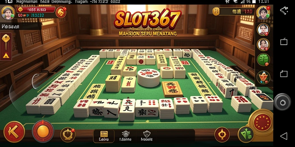 Tampilan gameplay <strong>SLOT367</strong> dengan grafis Mahjong yang memukau.