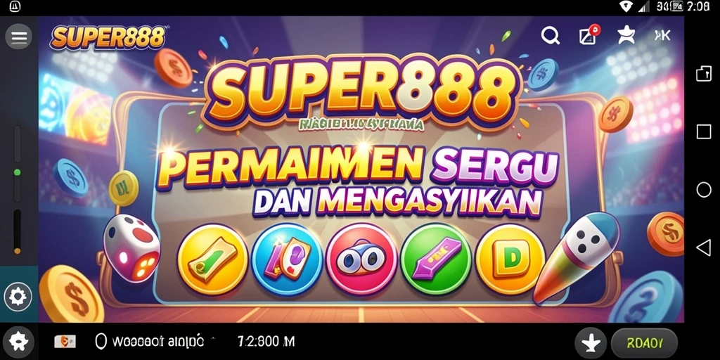Tampilan gameplay seru dari SUPER88 dengan fitur Bingo interaktif.