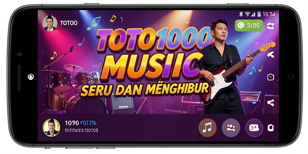 Tampilan gameplay utama TOTO1000 yang penuh warna dan interaktif.