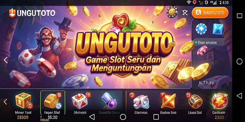 Tampilan gameplay UNGUTOTO yang seru dan mendebarkan.