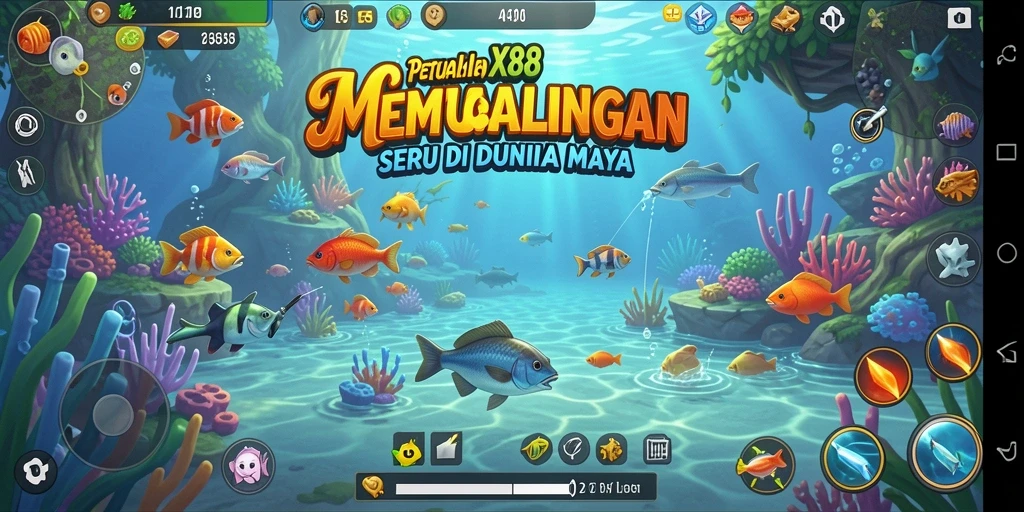 Tangkapan ikan besar di X88 menunjukkan keseruan permainan Fishing.
